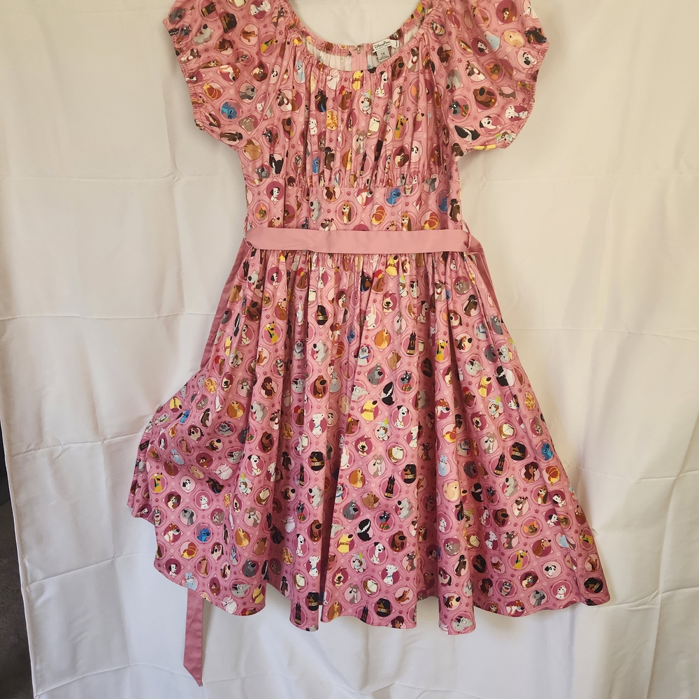 Disney Pink Character Midi Dress